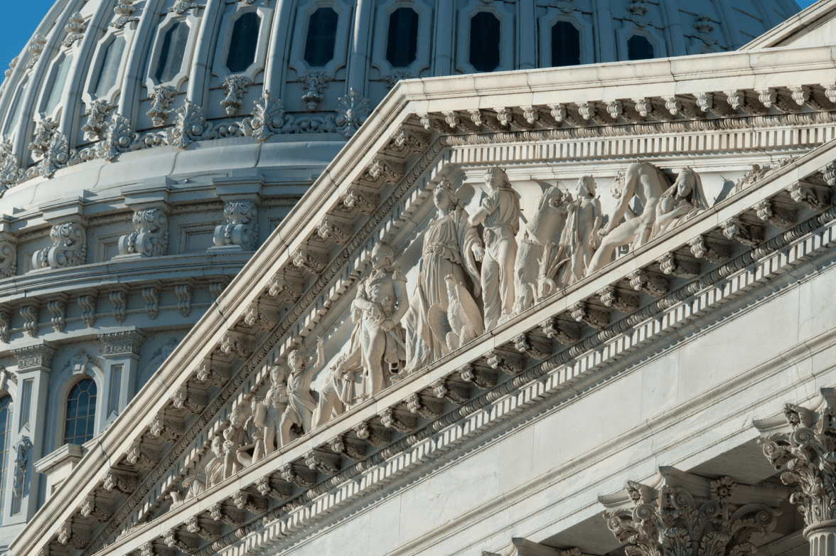 East Front Senate Pediment