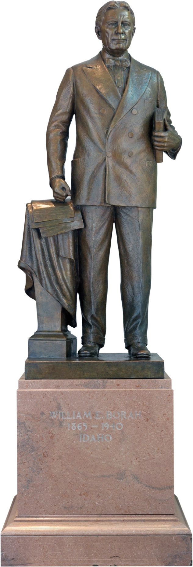 A statue of William Edgar Borah