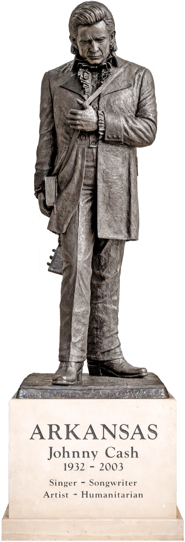 A statue of John R. "Johnny" Cash