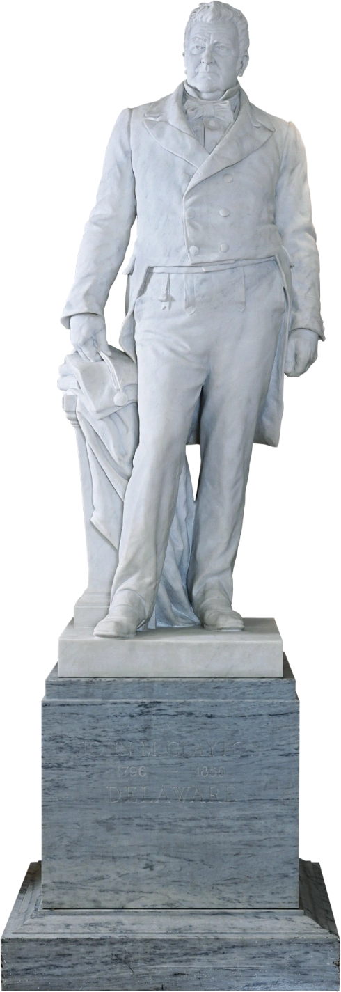 A statue of John Middleton Clayton