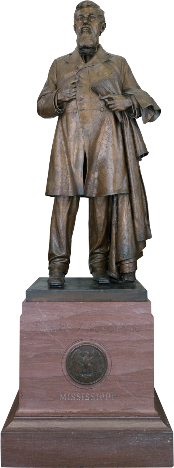 A statue of James Zachariah George