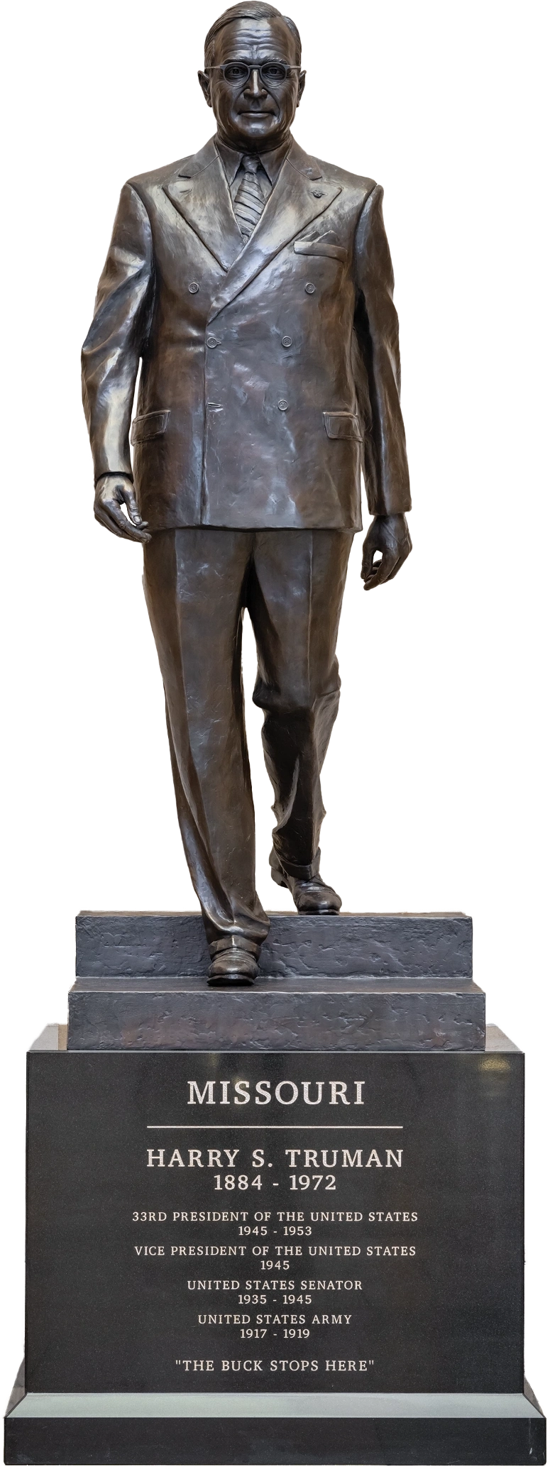 A statue of Harry S. Truman