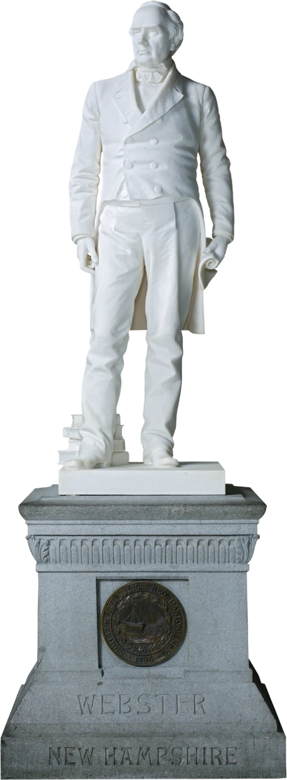 A statue of Daniel Webster