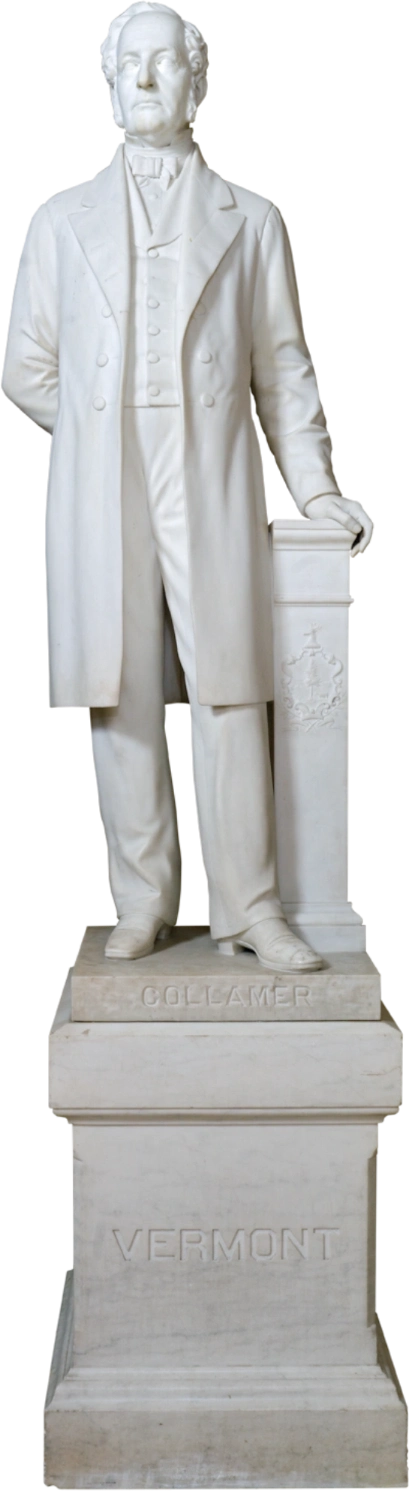 A statue of Jacob Collamer