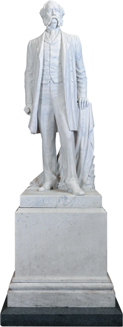 A statue of Wade Hampton