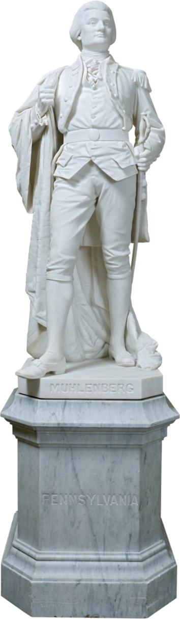 A statue of John Peter Gabriel Muhlenberg