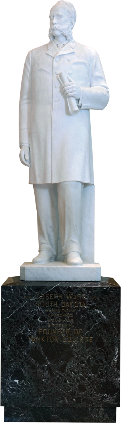 A statue of Joseph Ward