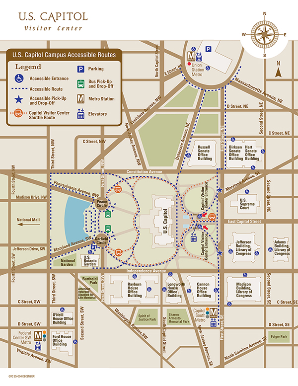 U.S. Capitol Grounds Map