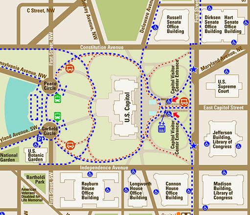 U.S. Capitol Accessibility Map