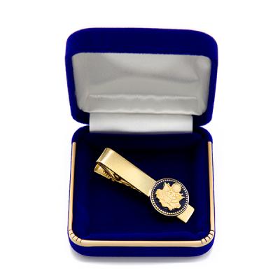 Blue Great Seal Tie Bar in gift box